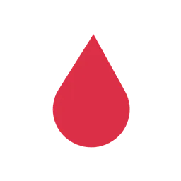 Drop of blood animated emoji