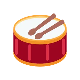 Drum animated emoji