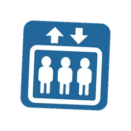 Elevator animated emoji