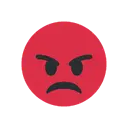Enraged face cartoon animated emoji