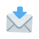 Envelope with arrow cartoon animated emoji