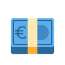 Euro banknote cartoon animated emoji