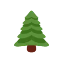 Evergreen tree cartoon animated emoji