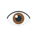 Eye cartoon animated emoji