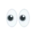 Eyes cartoon animated emoji