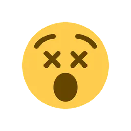 Face with crossed-out eyes animated emoji