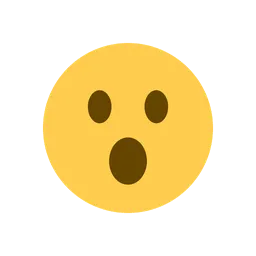 Face with open mouth animated emoji