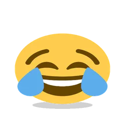 Face with tears of joy animated emoji
