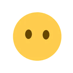 Face without mouth animated emoji