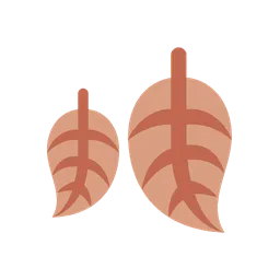 Fallen leaf animated emoji
