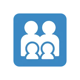 Family: man, woman, girl, boy animated emoji
