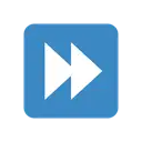 Fast-forward button cartoon animated emoji