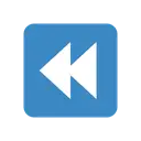 Fast reverse button cartoon animated emoji