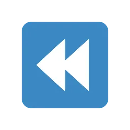 Fast reverse button animated emoji