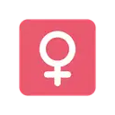 Female sign cartoon animated emoji