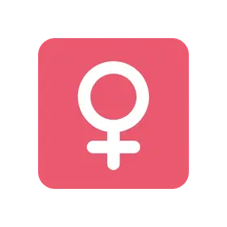 Female sign animated emoji