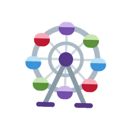 Ferris wheel animated emoji