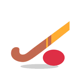 Field hockey animated emoji