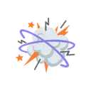 Fight cloud cartoon animated emoji