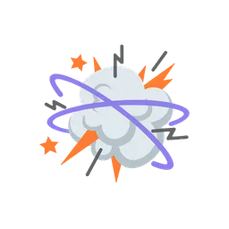 Fight cloud animated emoji