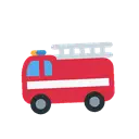 Fire engine cartoon animated emoji