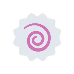 Fish cake with swirl animated emoji