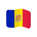 Flag: Andorra cartoon animated emoji