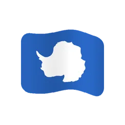 Flag: Antarctica animated emoji