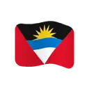 Flag: Antigua & Barbuda cartoon animated emoji