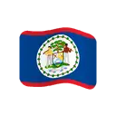 Flag: Belize cartoon animated emoji