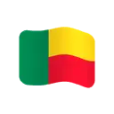 Flag: Benin cartoon animated emoji