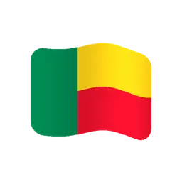 Flag: Benin animated emoji
