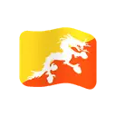 Flag: Bhutan cartoon animated emoji