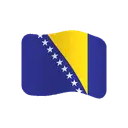 Flag: Bosnia & Herzegovina cartoon animated emoji