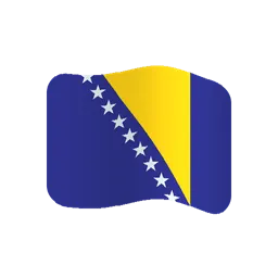 Flag: Bosnia & Herzegovina animated emoji
