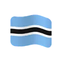 Flag: Botswana cartoon animated emoji