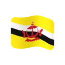 Flag: Brunei cartoon animated emoji