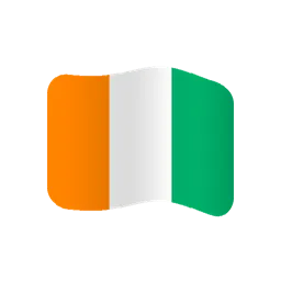 Flag: Côte d’Ivoire animated emoji