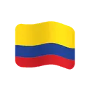Flag: Colombia cartoon animated emoji