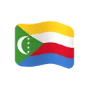 Flag: Comoros cartoon animated emoji
