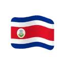Flag: Costa Rica cartoon animated emoji