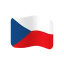 Flag: Czechia cartoon animated emoji