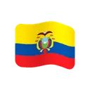 Flag: Ecuador cartoon animated emoji