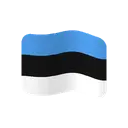 Flag: Estonia cartoon animated emoji