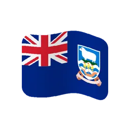 Flag: Falkland Islands animated emoji