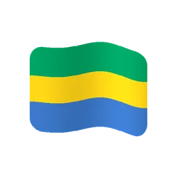 Flag: Gabon animated emoji