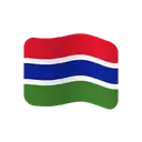 Flag: Gambia cartoon animated emoji