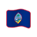 Flag: Guam cartoon animated emoji