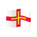 Flag: Guernsey cartoon animated emoji