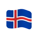 Flag: Iceland cartoon animated emoji